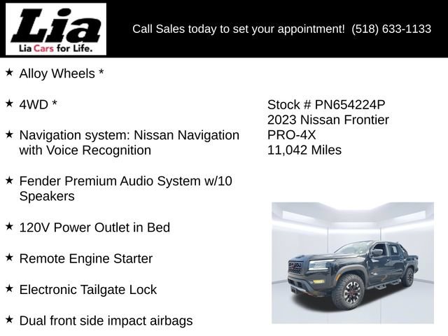 Used 2023 Nissan Frontier PRO-4X w/ Pro Convenience Package AWD/4WD image 24