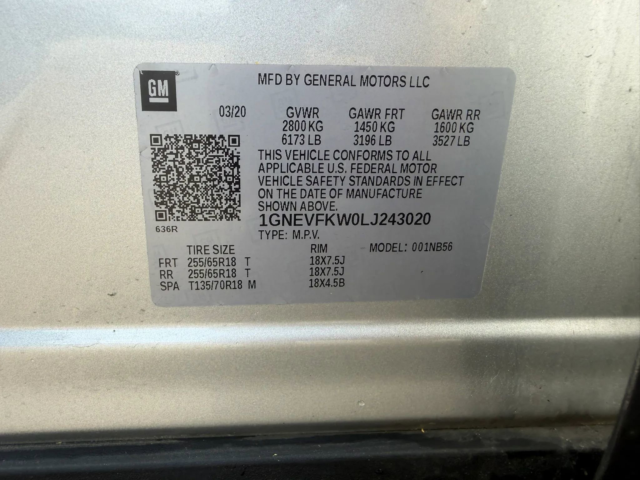 Used 2020 Chevrolet Traverse LS AWD/4WD image 34