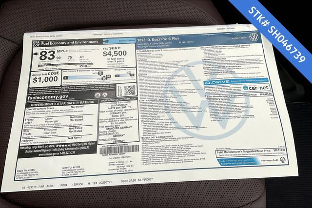 New 2025 Volkswagen ID. Buzz Pro S Plus image 5