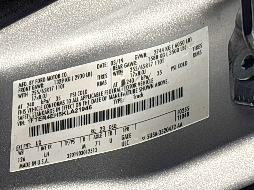 Used 2019 Ford Ranger XLT w/ Equipment Group 301A Mid RWD image 24