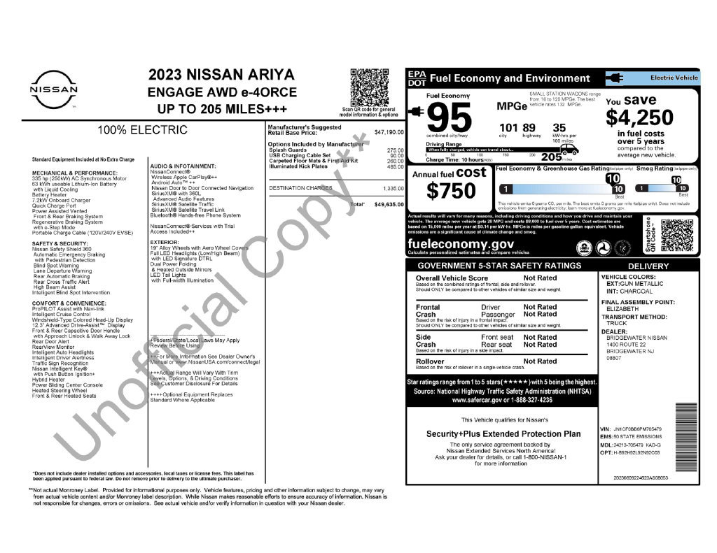Used 2023 Nissan Ariya AWD image 3