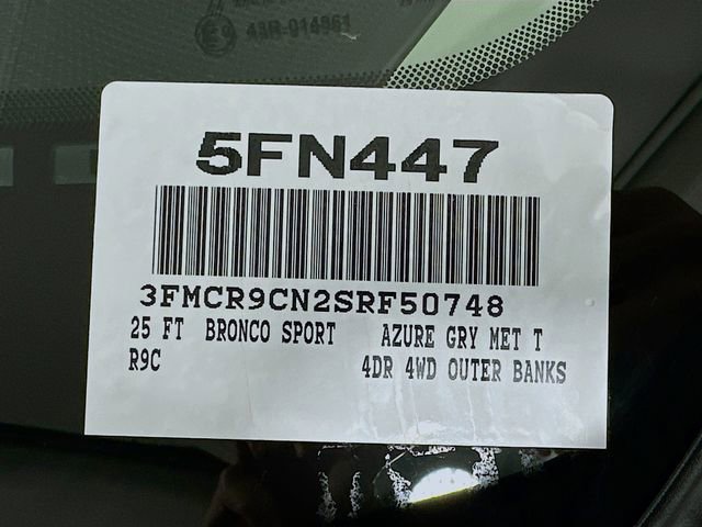 New 2025 Ford Bronco Sport Outer Banks w/ Outer Banks Tech Package+ image 18