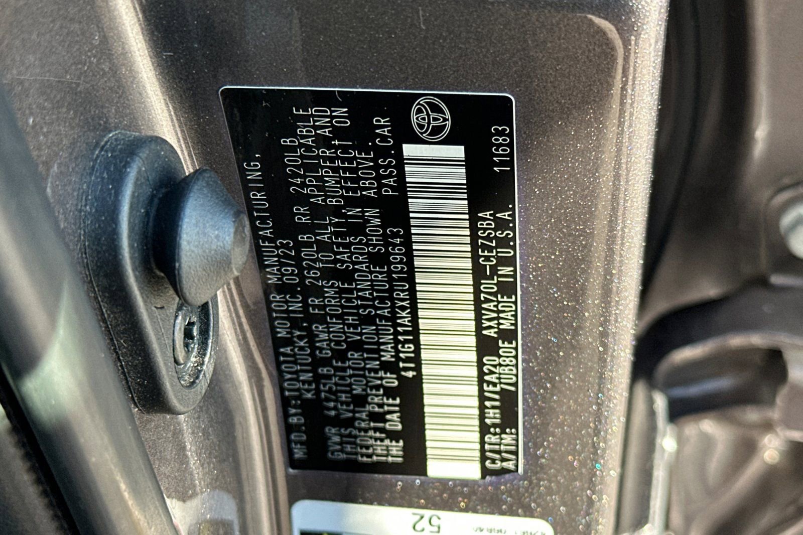 Certified 2024 Toyota Camry SE image 34