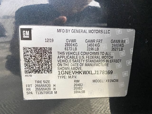 Certified 2020 Chevrolet Traverse LT AWD/4WD image 32