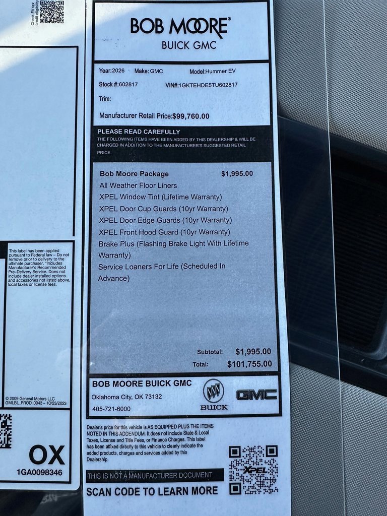 New 2026 GMC Hummer EV SUV image 14