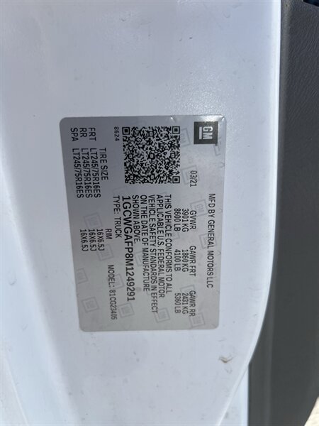 Used 2021 Chevrolet Express 2500 w/ Driver Convenience Package image 7