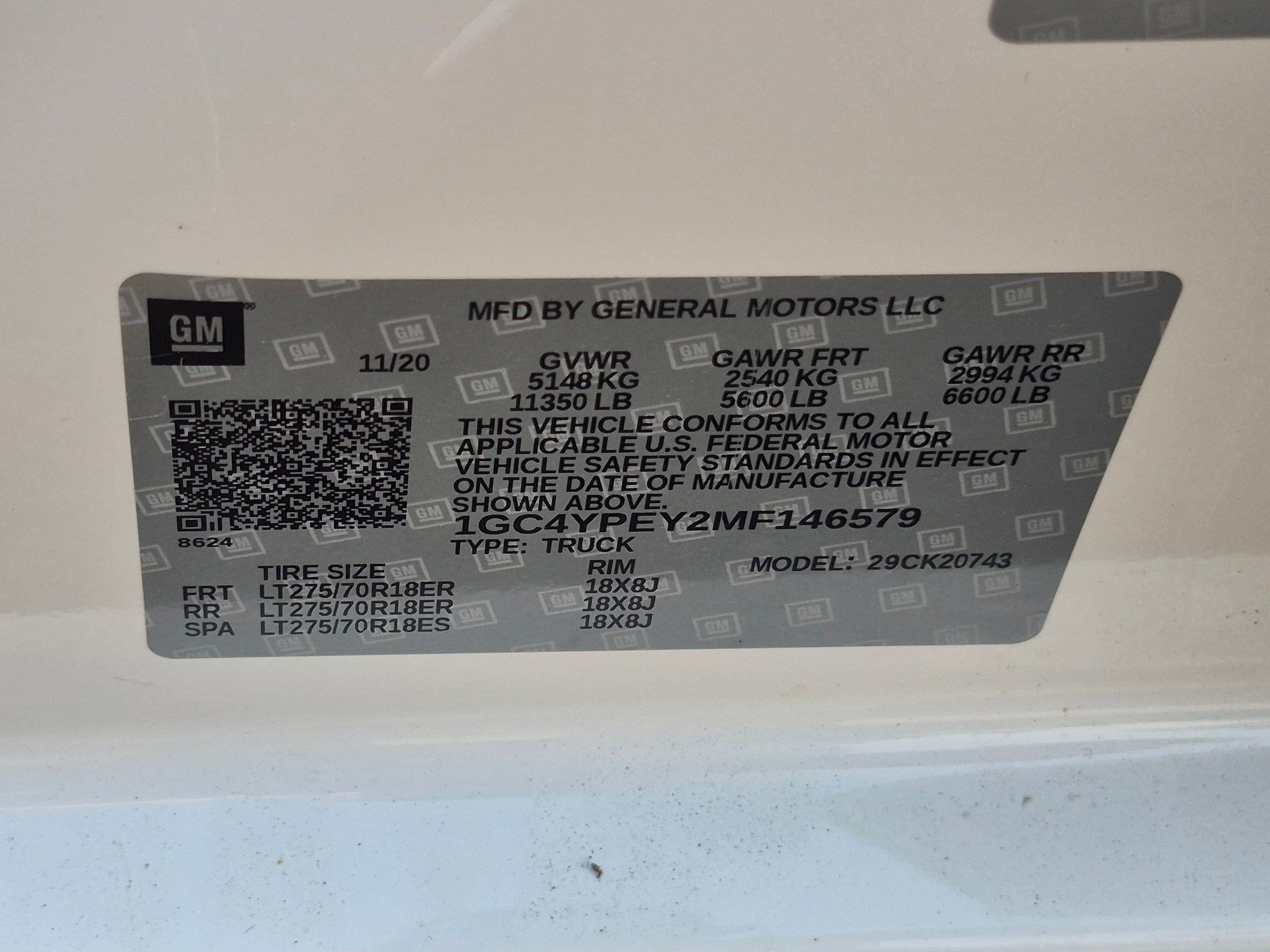 Used 2021 Chevrolet Silverado 2500 LTZ w/ LTZ Plus Package AWD/4WD image 35
