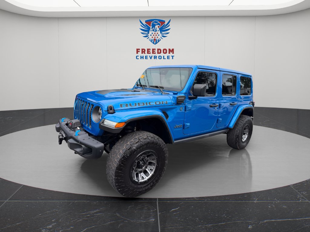 Used 2021 Jeep Wrangler Unlimited Rubicon 4xe w/ Steel Bumper Group AWD/4WD image 2