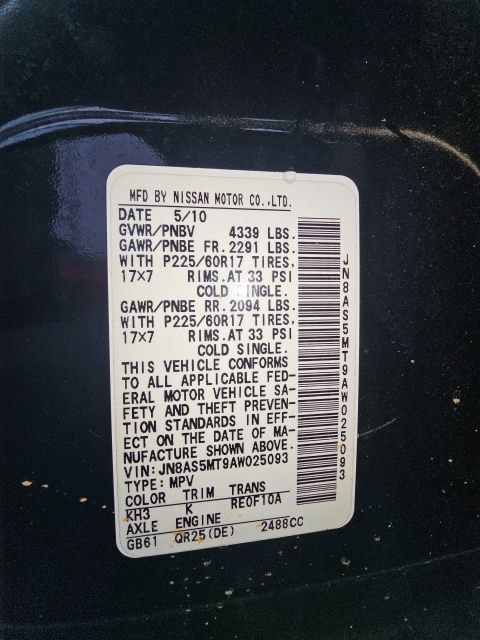 Used 2010 Nissan Rogue SL FWD image 12