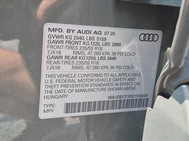 Certified 2025 Audi Q3 2.0T Premium w/ Convenience Package AWD/4WD image 25
