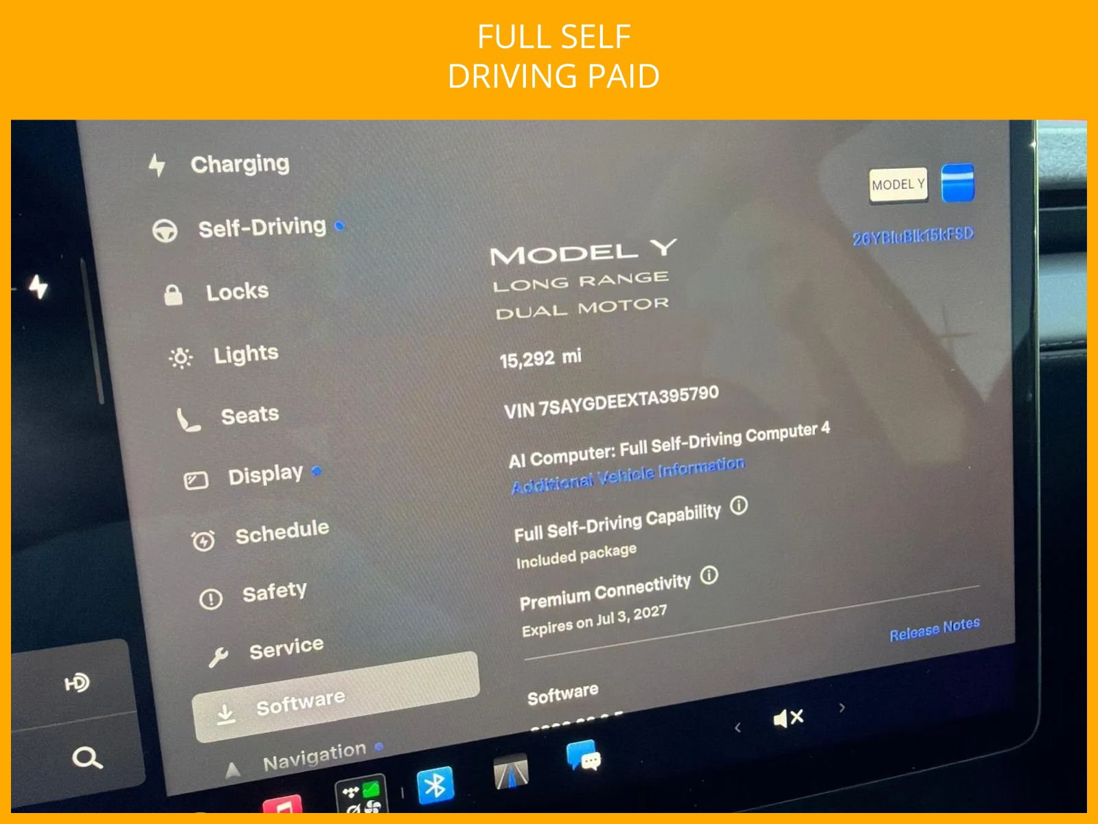 Used 2026 Tesla Model Y Long Range AWD/4WD image 2