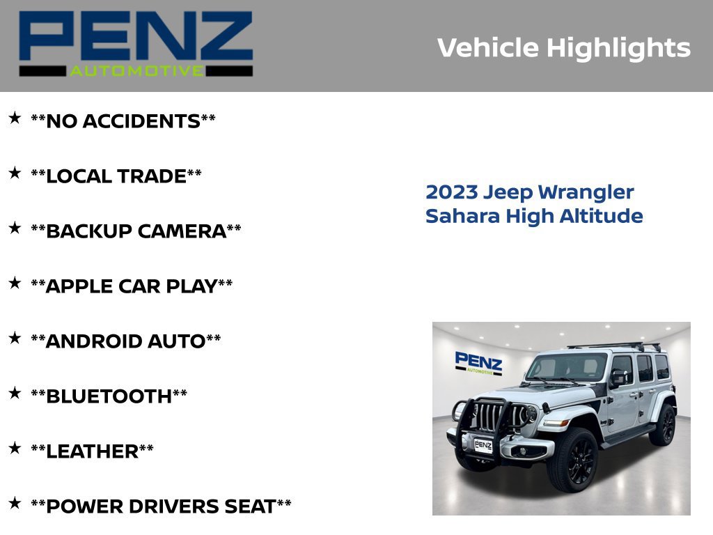 Used 2023 Jeep Wrangler Unlimited Sahara AWD/4WD image 6