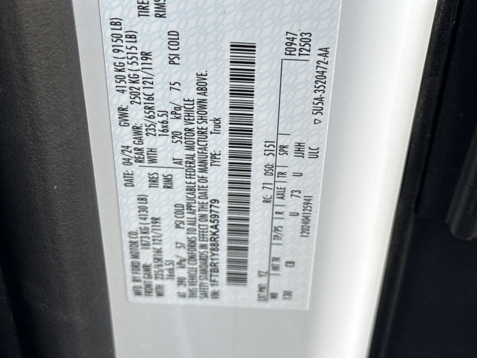 Used 2024 Ford Transit 250 Low Roof w/ Exterior Upgrade Package image 26