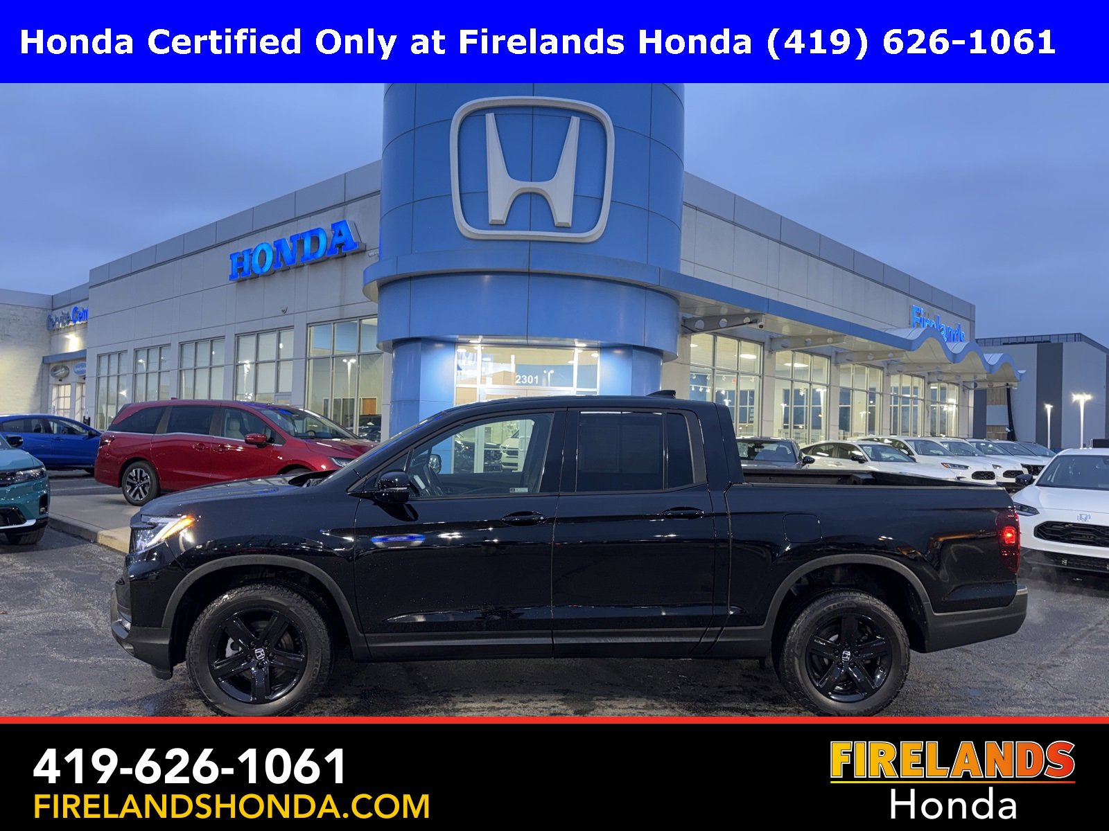 Certified 2023 Honda Ridgeline Black Edition image 1