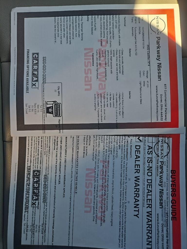 Used 2022 Cadillac XT4 Luxury image 42