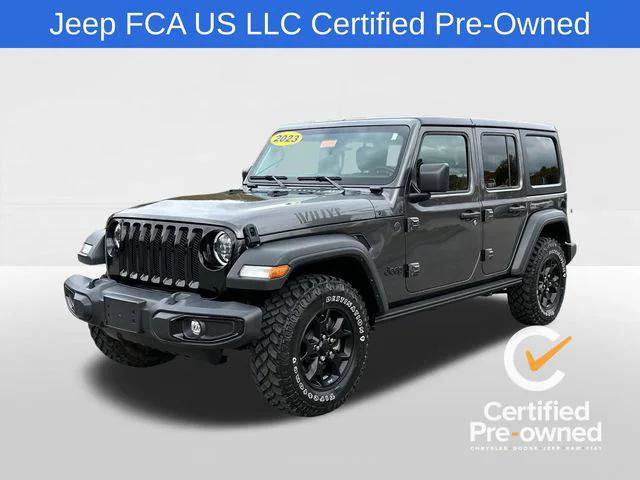 Certified 2023 Jeep Wrangler Unlimited Sport image 1
