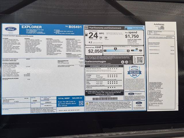 New 2026 Ford Explorer Active RWD image 18