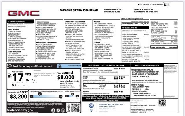 Certified 2023 GMC Sierra 1500 Denali w/ Denali Reserve Package AWD/4WD image 23