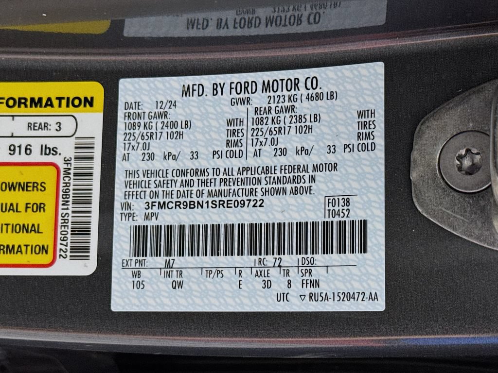 Used 2025 Ford Bronco Sport Big Bend AWD/4WD image 29