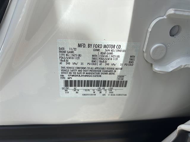 Certified 2022 Ford Explorer Timberline AWD/4WD image 21