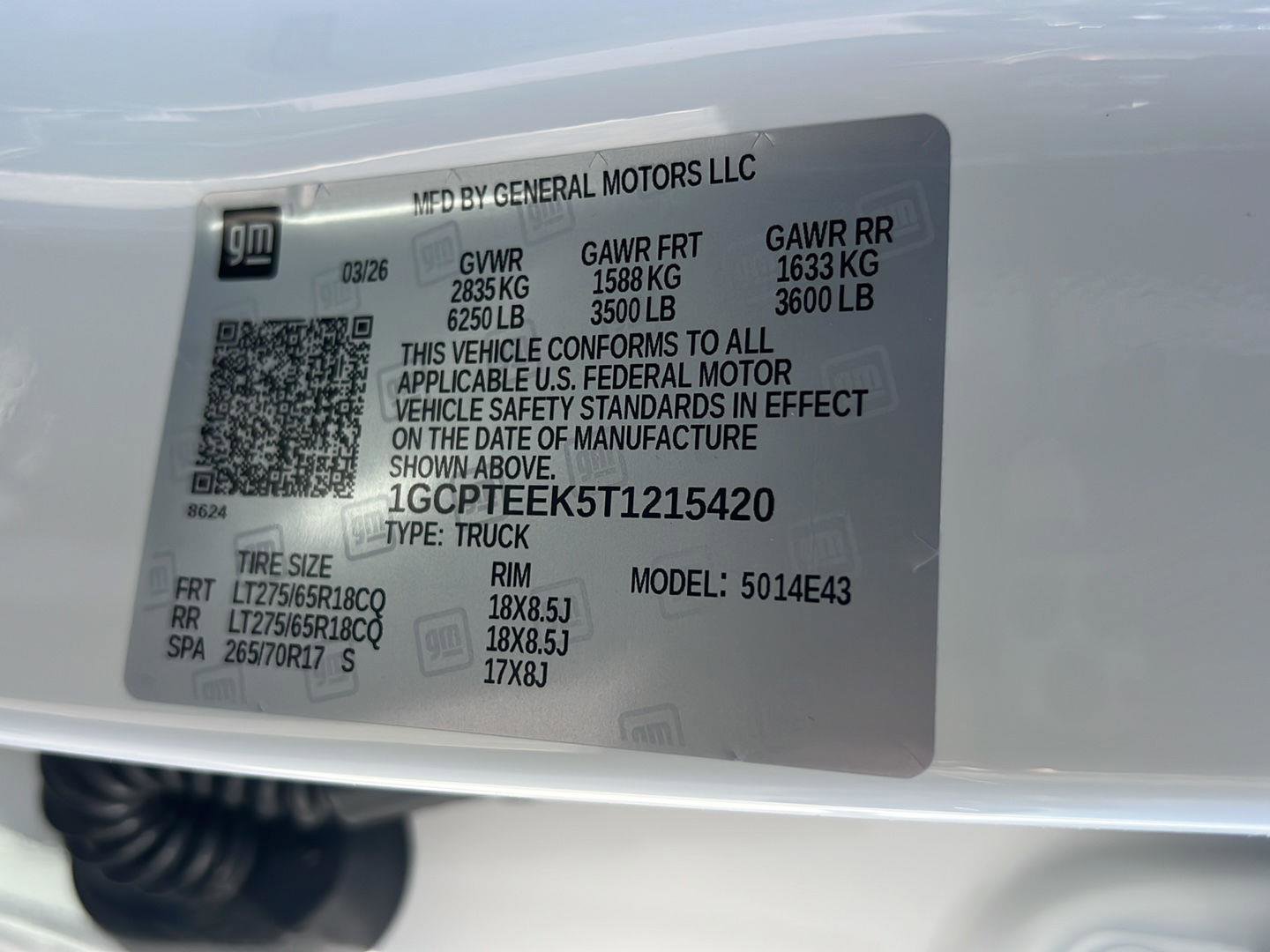 New 2026 Chevrolet Colorado Trail Boss AWD/4WD image 36