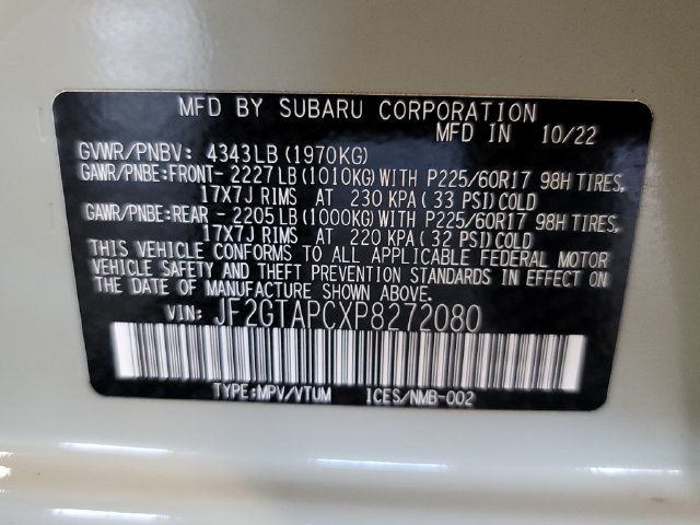 Used 2023 Subaru Crosstrek 2.0i Premium w/ Special Edition AWD/4WD image 34