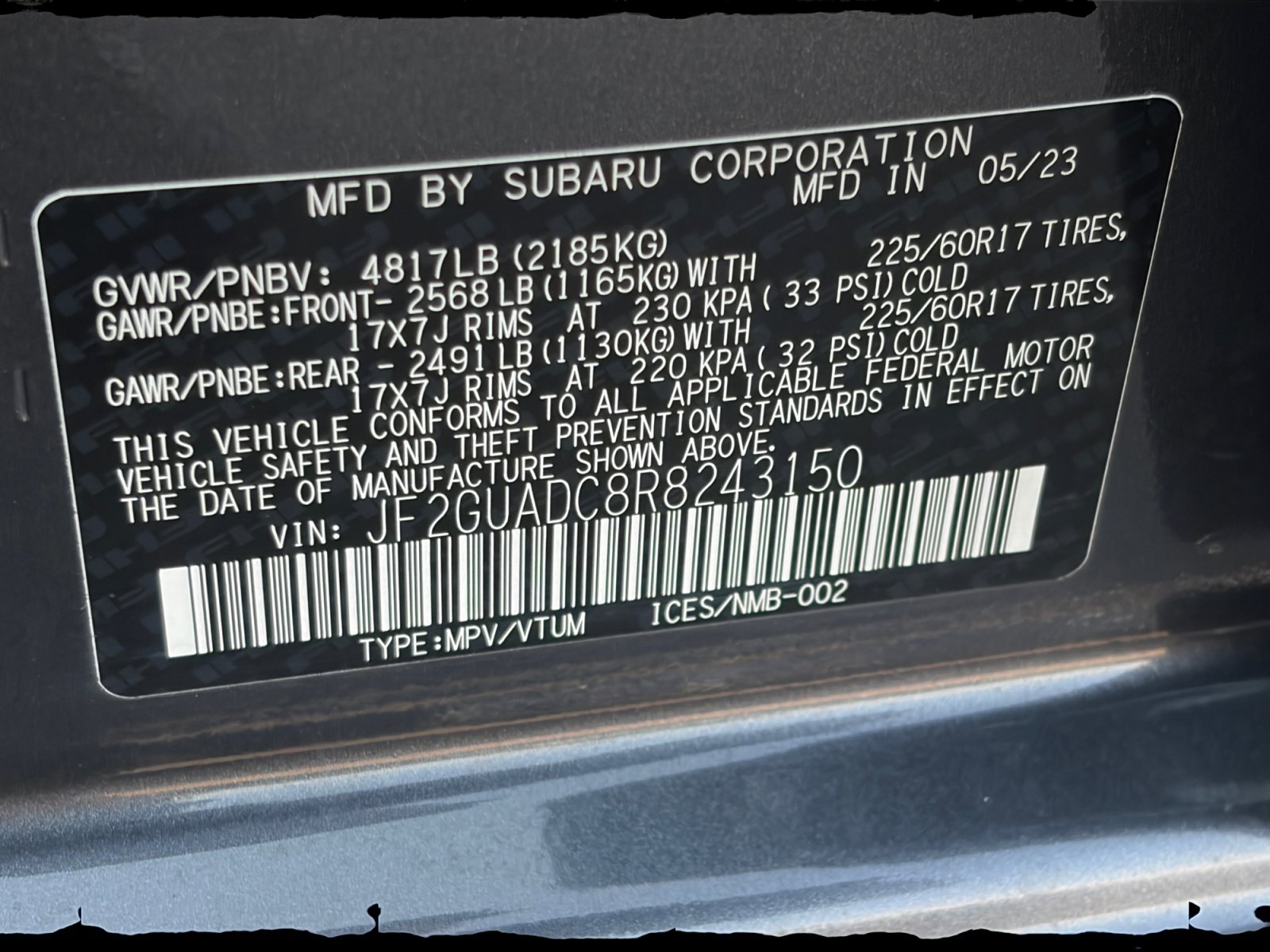 Certified 2024 Subaru Crosstrek 2.0i Premium w/ Popular Package #3 AWD/4WD image 34