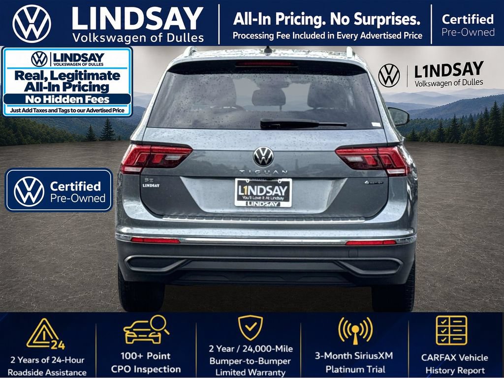 Certified 2023 Volkswagen Tiguan SE w/ Panoramic Sunroof Package AWD/4WD image 6