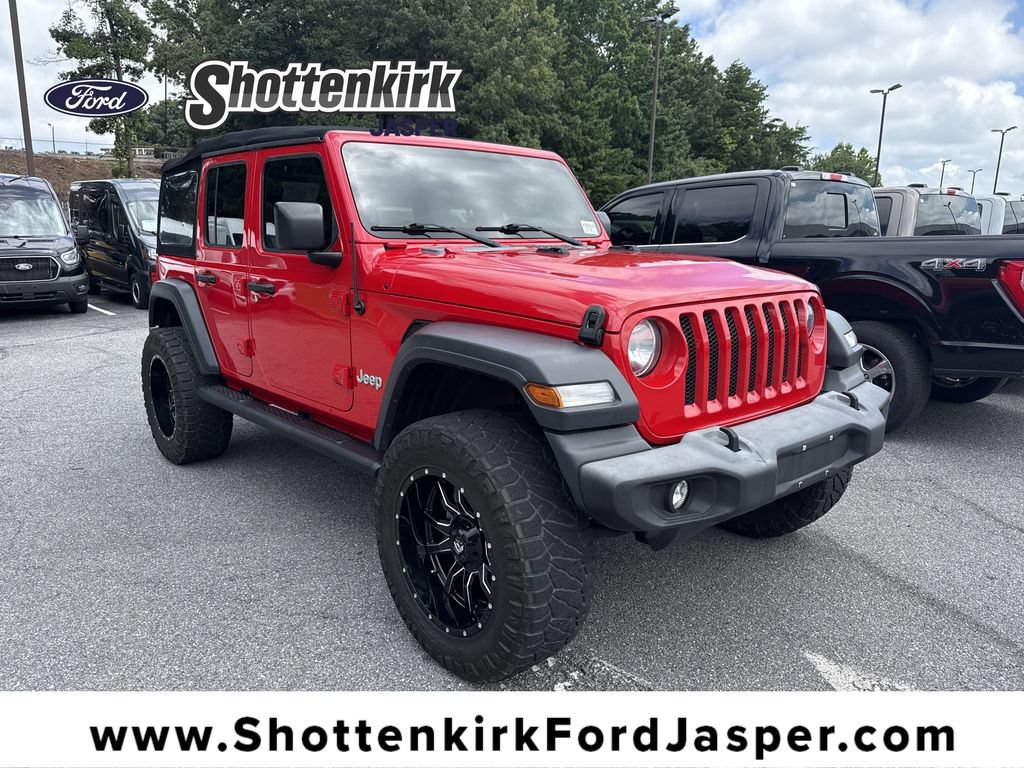 Used 2018 Jeep Wrangler Unlimited Sport S AWD/4WD image 1