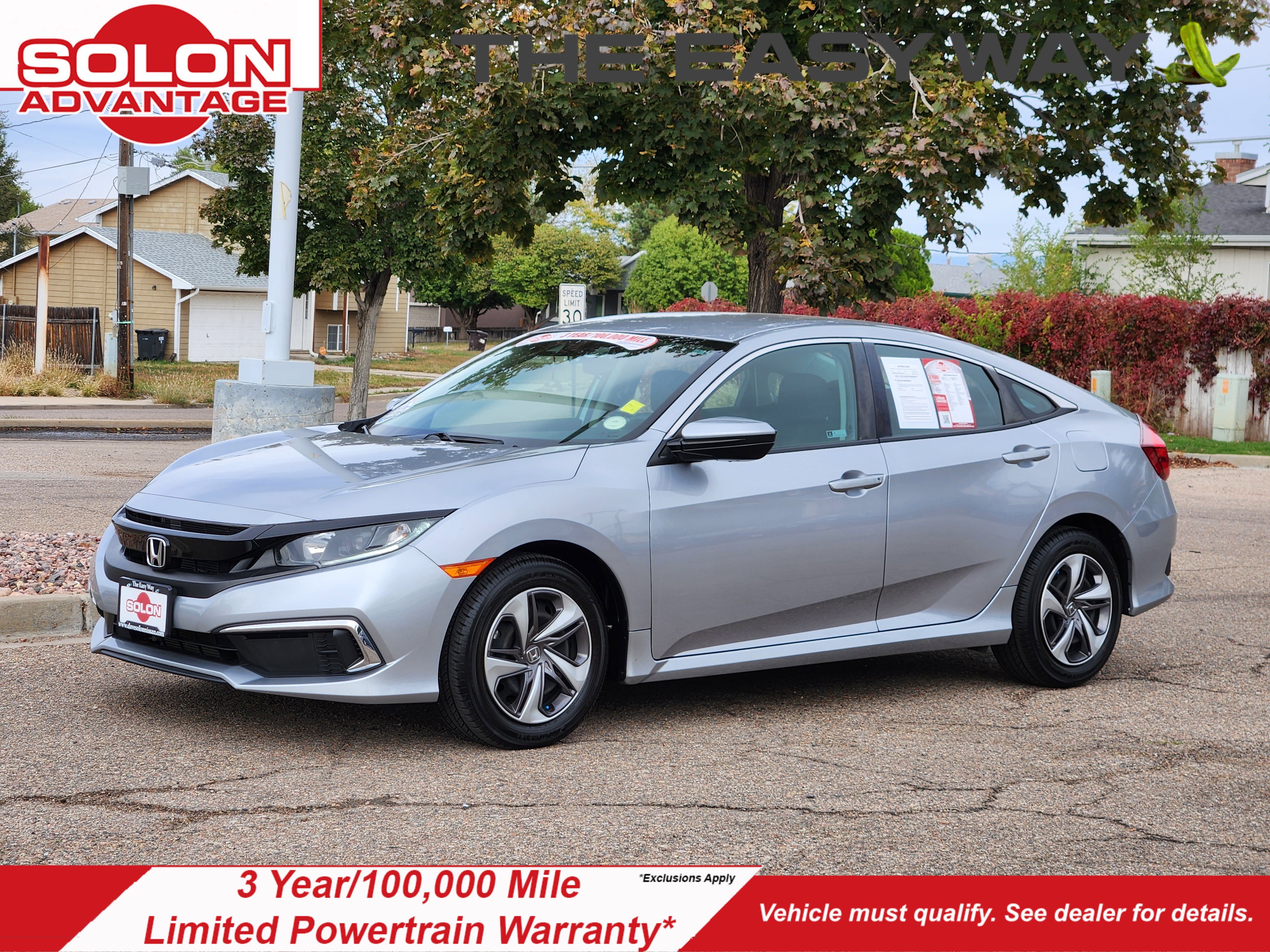 Used 2020 Honda Civic LX