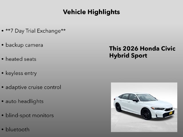 New 2026 Honda Civic Sport image 5