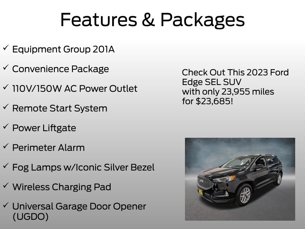 Certified 2023 Ford Edge SEL w/ Convenience Package AWD/4WD image 4