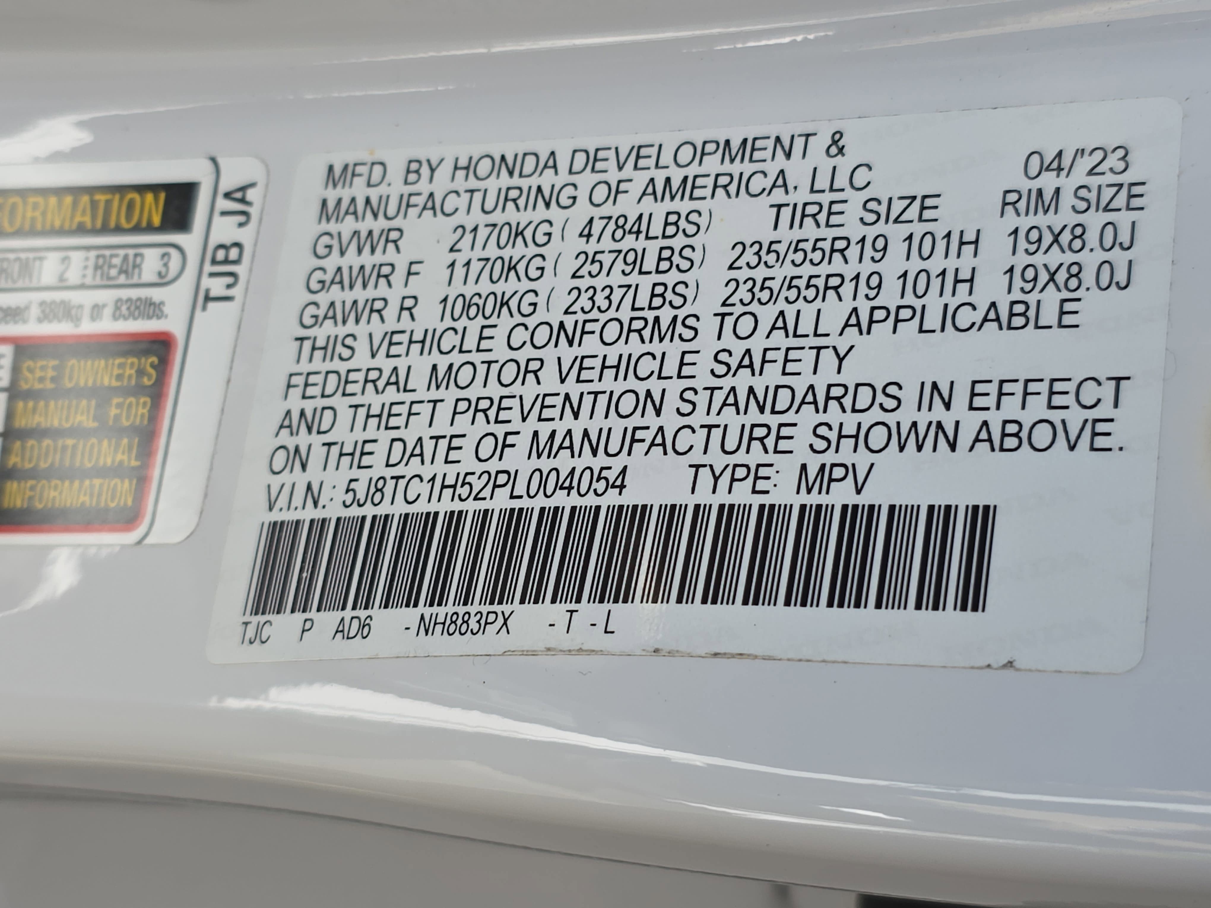 Certified 2023 Acura RDX FWD w/ Technology Package image 34