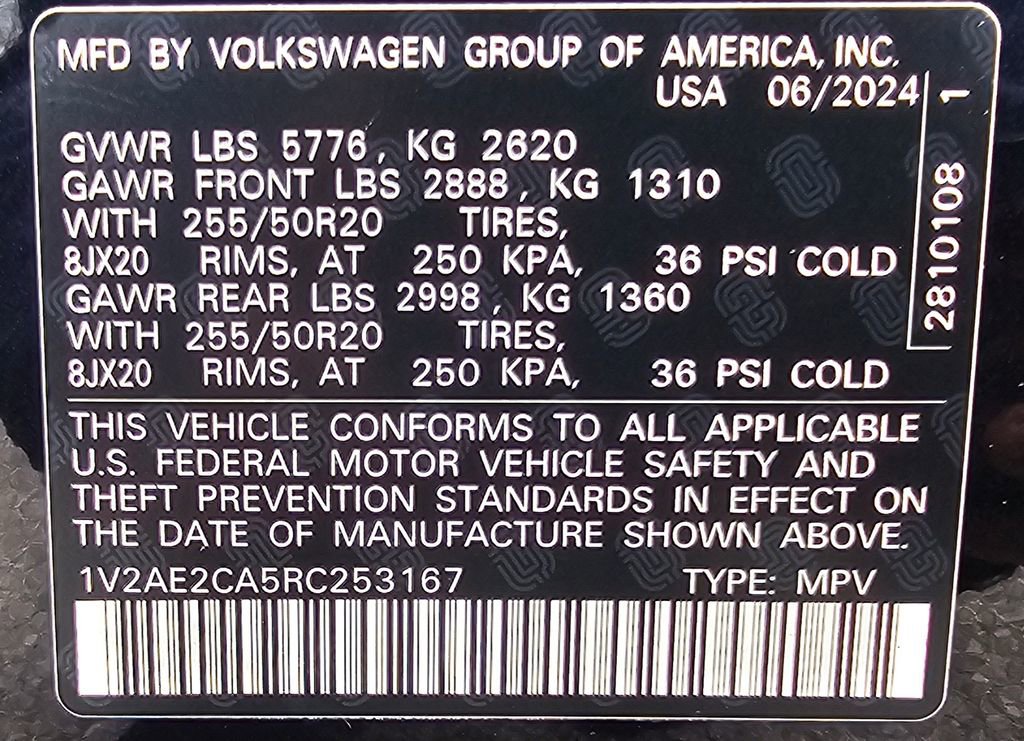 Used 2024 Volkswagen Atlas Cross Sport SEL R-Line image 24