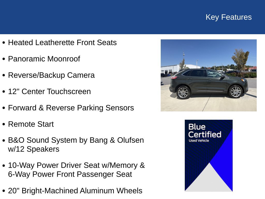 Certified 2024 Ford Edge Titanium AWD/4WD image 33