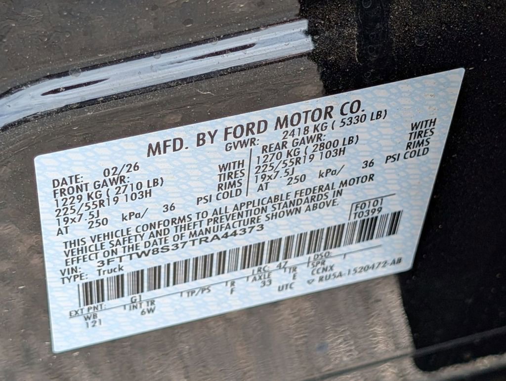 New 2026 Ford Maverick Lariat w/ Black Appearance Package image 53