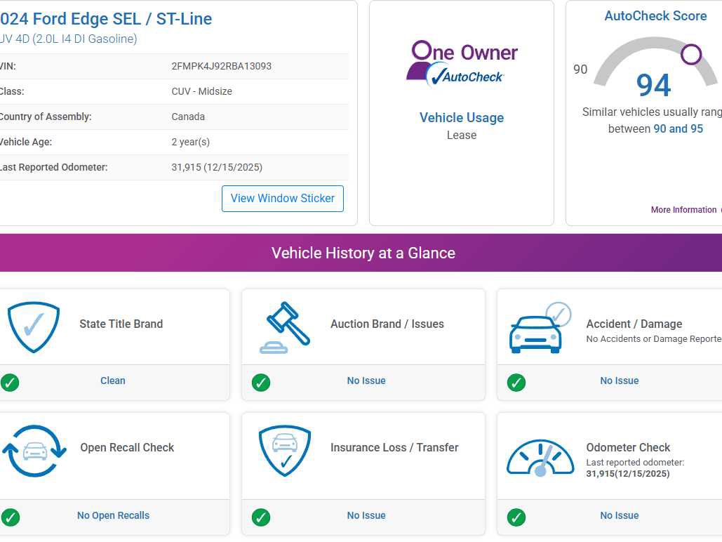 Used 2024 Ford Edge SEL w/ Convenience Package image 4