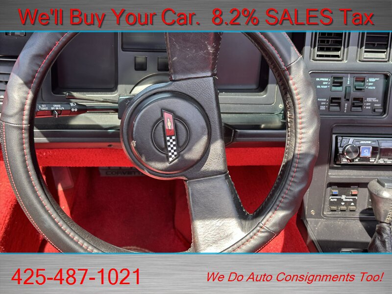 Used 1989 Chevrolet Corvette Convertible RWD image 15