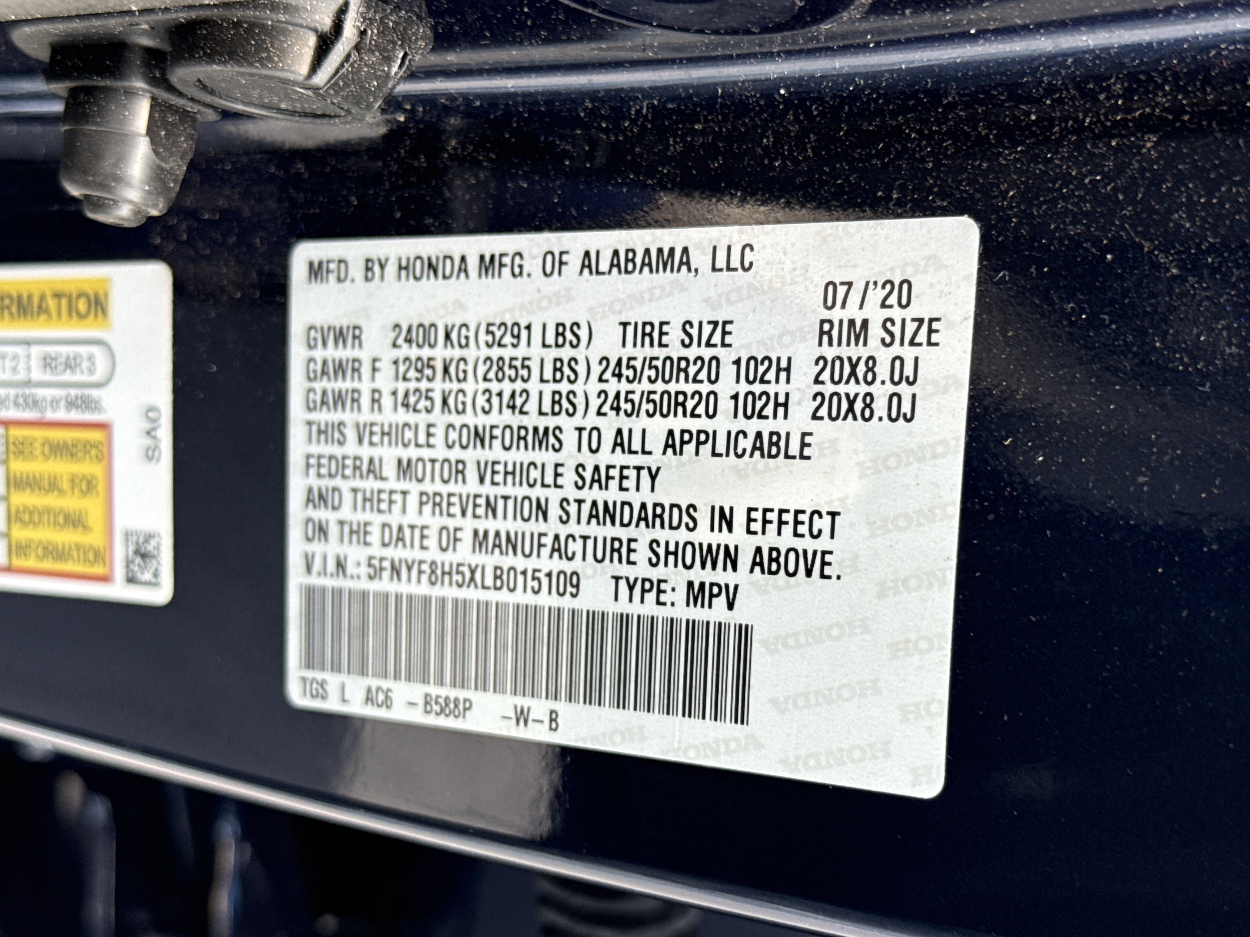 Certified 2020 Honda Passport EX-L image 43