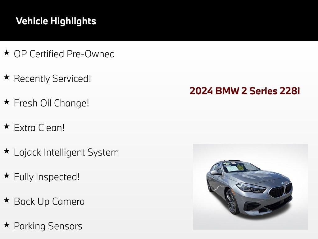 Used 2024 BMW 228i Gran Coupe FWD video 2