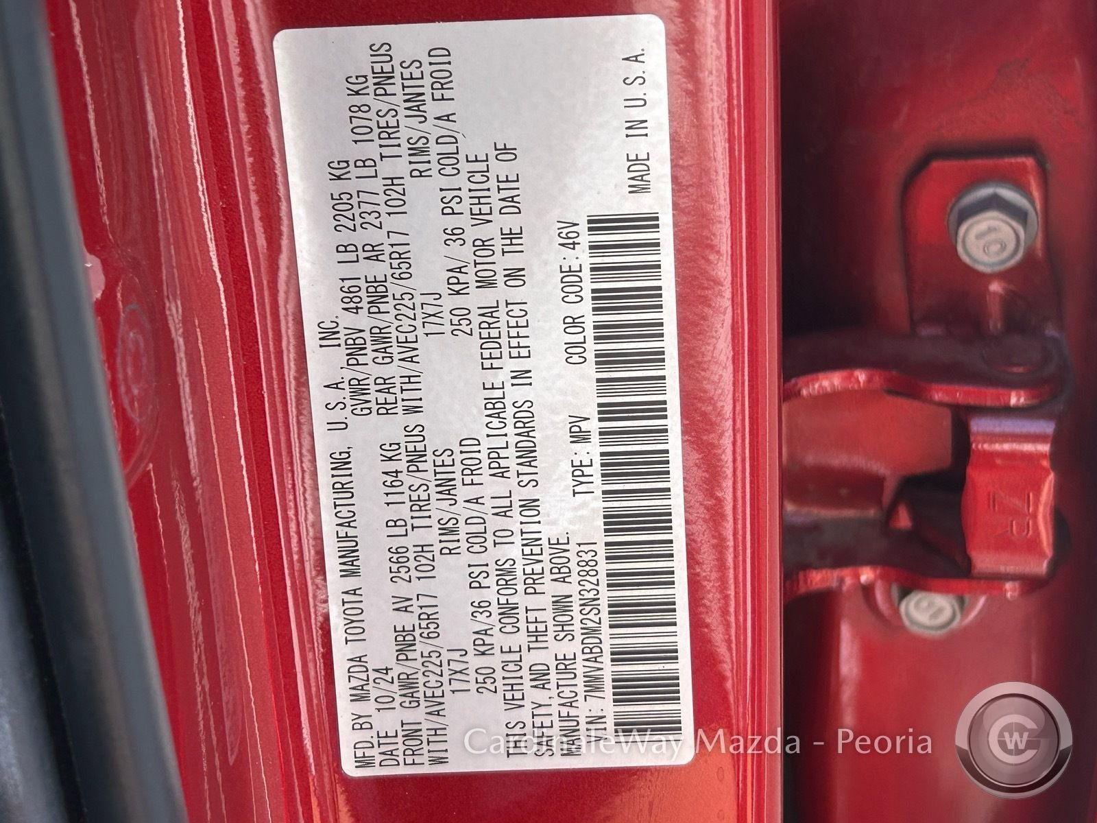 Certified 2025 MAZDA CX-50 AWD 2.5 S w/ Cargo Package image 32