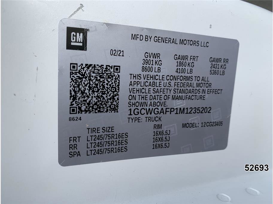 Used 2021 Chevrolet Express 2500 RWD image 18