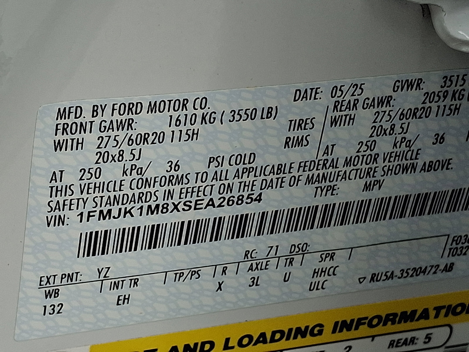 Certified 2025 Ford Expedition Max Platinum AWD/4WD image 31