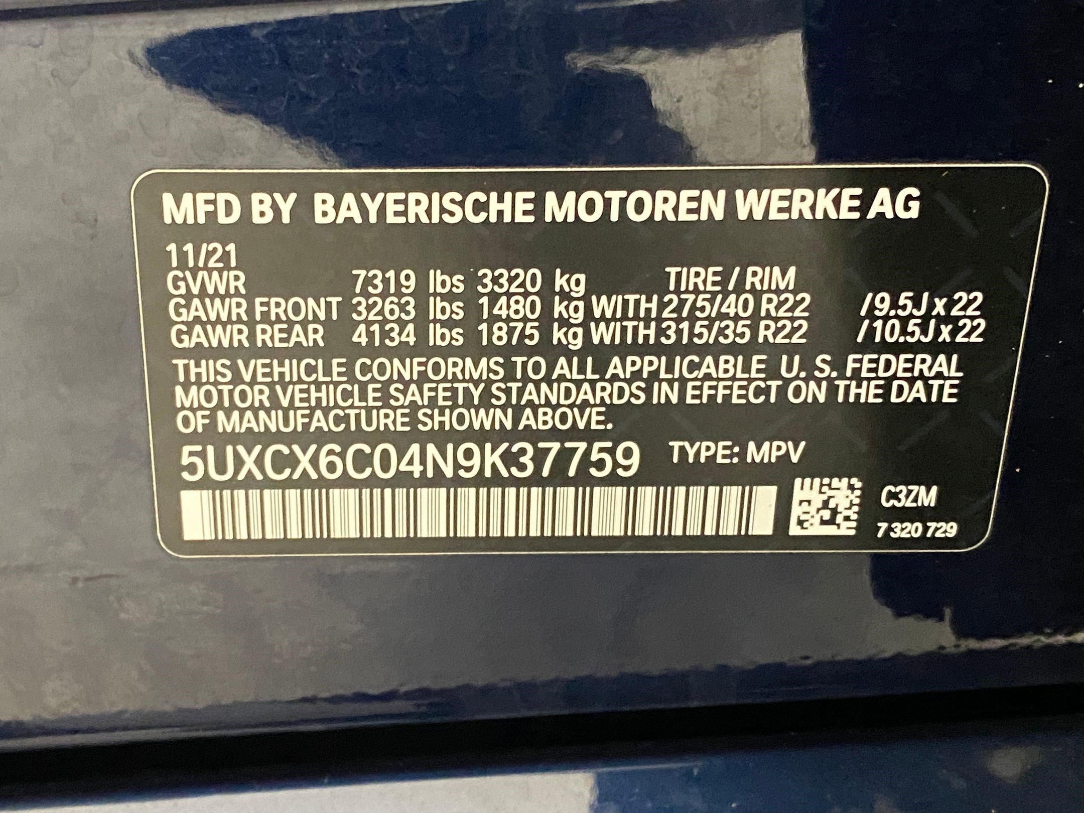 Used 2022 BMW X7 M50i w/ Dynamic Handling Package image 21
