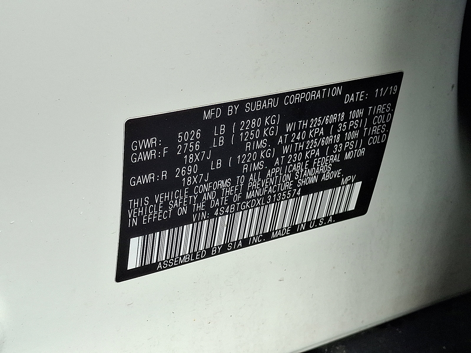 Used 2020 Subaru Outback Onyx Edition XT w/ Popular Package #2 image 26