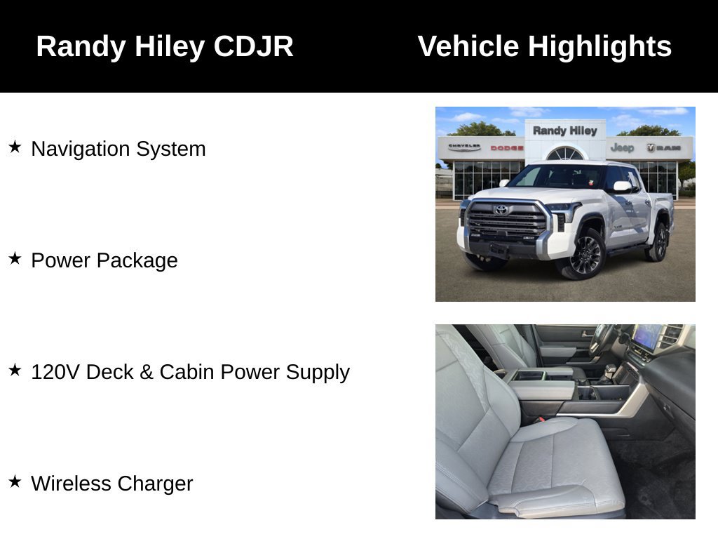 Used 2025 Toyota Tundra Limited w/ Power Package AWD/4WD image 5