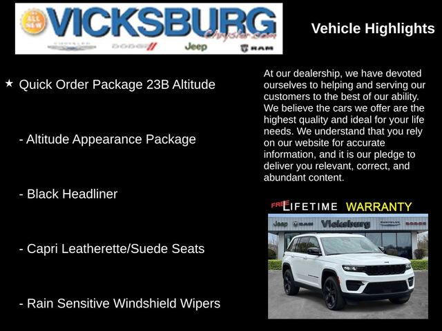 Used 2023 Jeep Grand Cherokee Altitude AWD/4WD image 25