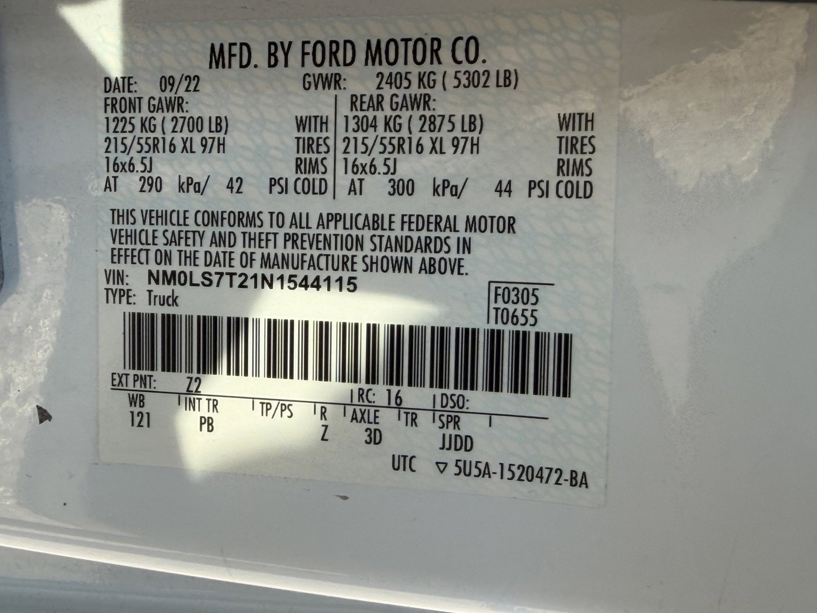 Used 2022 Ford Transit Connect XLT image 18