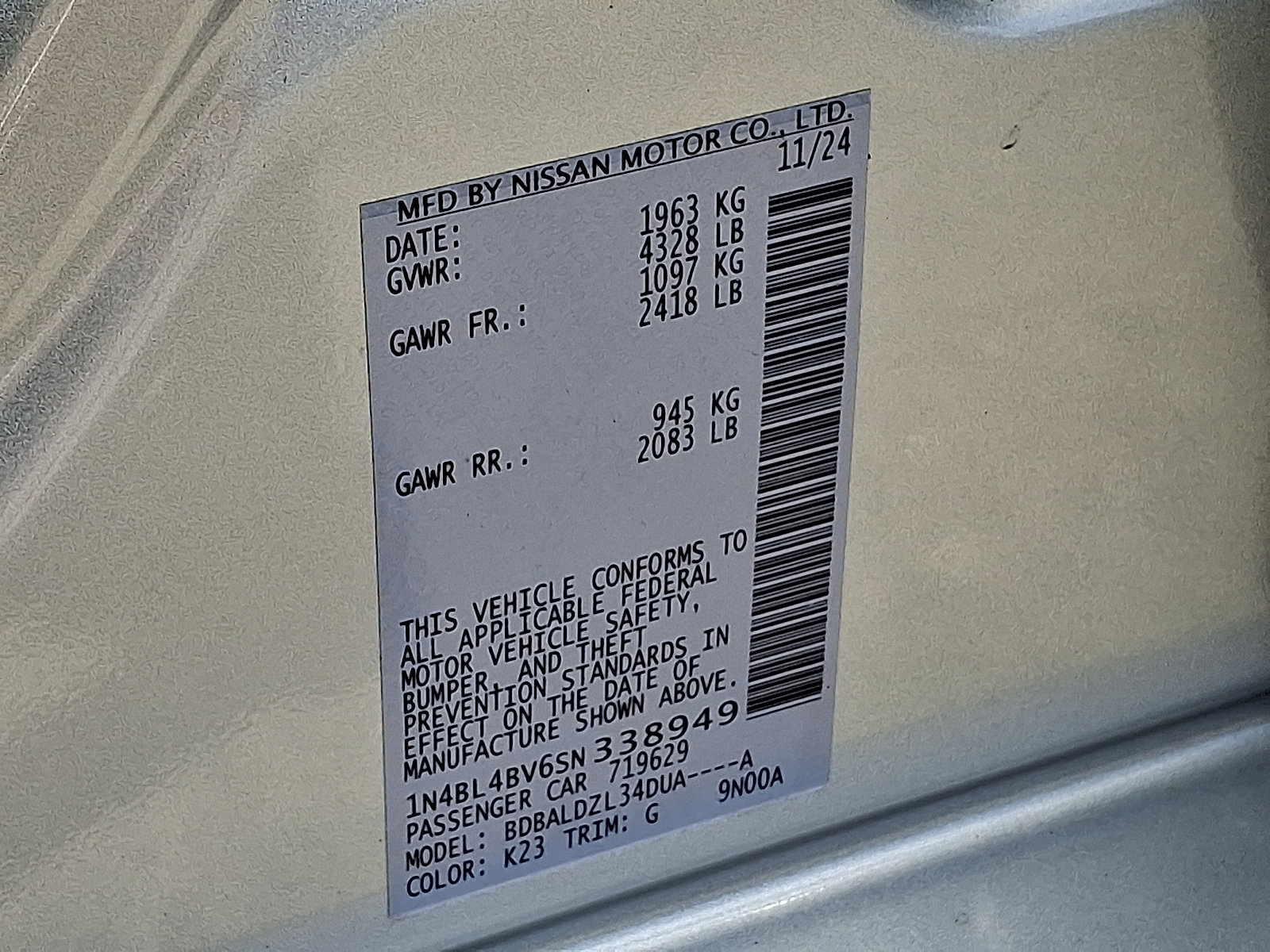 Used 2025 Nissan Altima 2.5 S FWD image 27