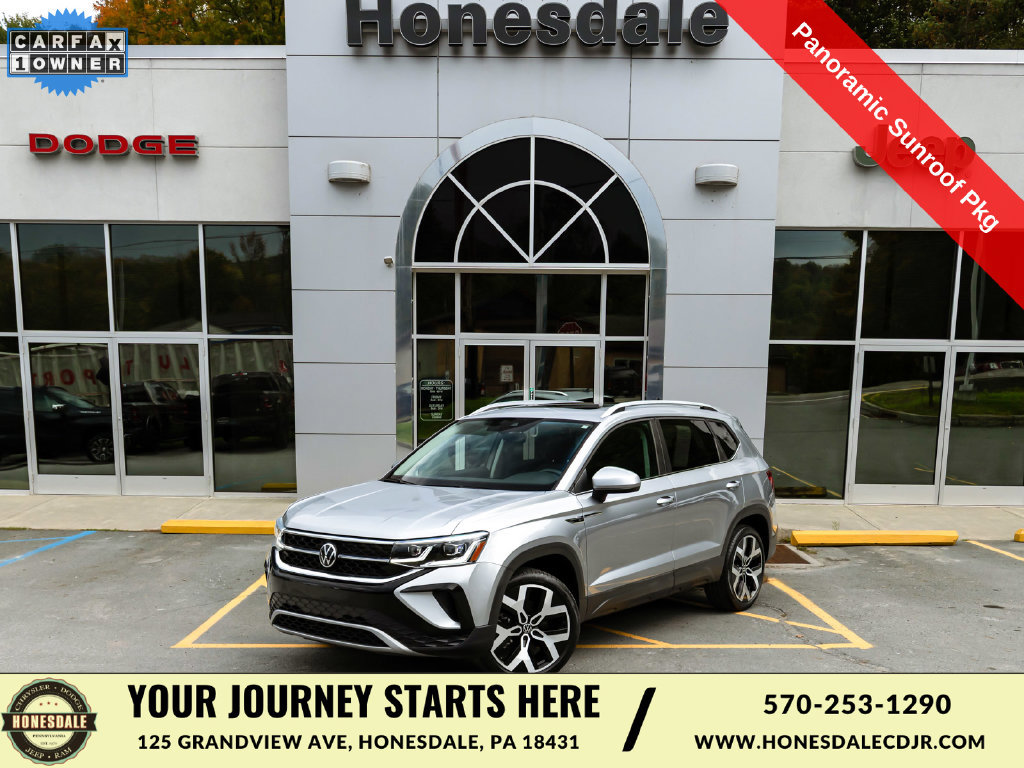 Used 2022 Volkswagen Taos SEL w/ Panoramic Sunroof Package AWD/4WD image 1